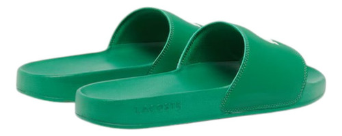 Sandalia/chancla Lacoste Casual Croco Para Hombre - Original