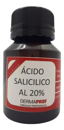 Acido Salicilico 20 %  Peeling Cicatrices Acne