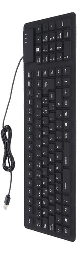 Teclado Con Cable Usb, 105 Teclas, Español