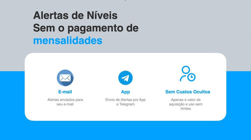 Imagem 3 de 10 de Medidor Nivel Caixa D'água Internet Sem Peças Dentro Da Água
