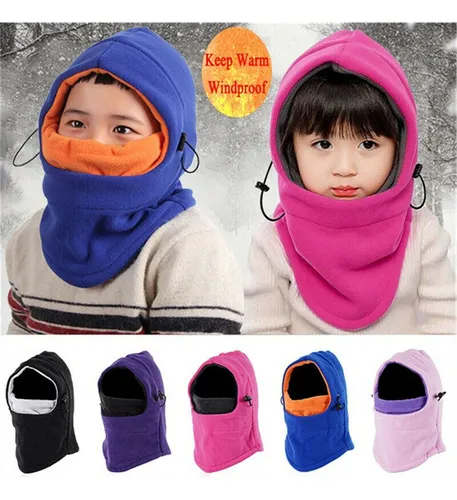 Máscara De Esquí Con Capucha, Gorro Para Niños, Pasamontañas