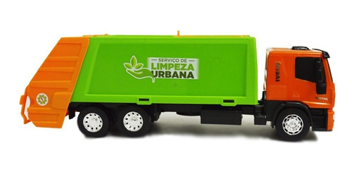 Juguete Niño Camion Iveco Recolector Basura Usual Brinquedos