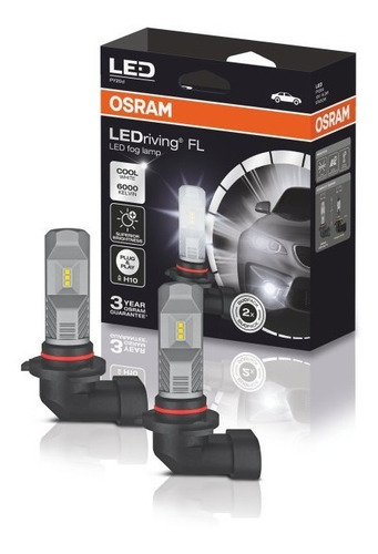 9745cw Lampara Led H10 Osram 12v 8,2w Py20d X 2unds ( Juego)