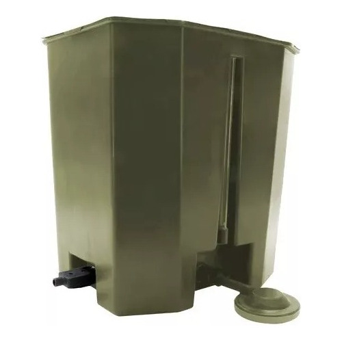 Calefon Electrico Con Ducha 25 Lts Plastico Bajo Consumo Color Gris