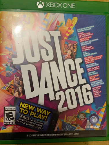 Videojuego Just Dance 2016