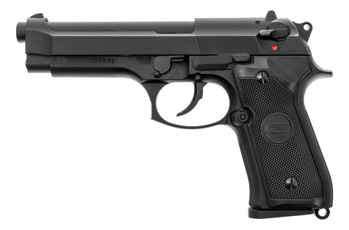 Pistola M9 Full Metal Green Gas Con Blowback 6mm Airsoft Asg