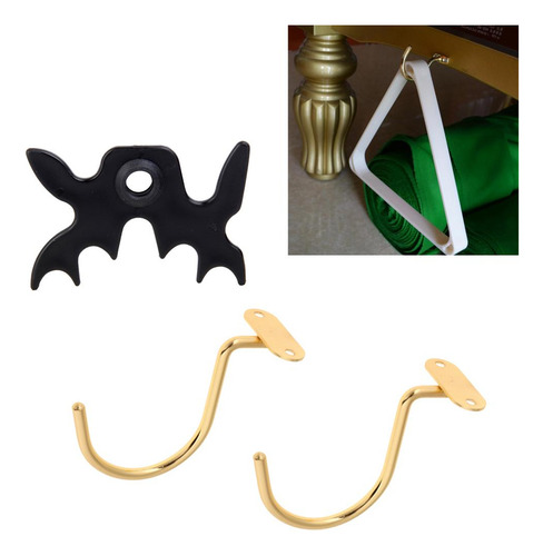 Billar Pool Cue Puente Head & Cue Rack Rest Hook
