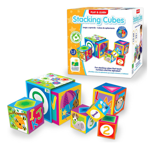 Journey International Llc Play & Learn - Cubos Apilables -