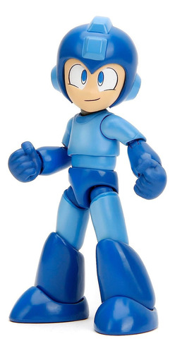 Boneco de ação Mega Man em escala 1/12 de 11 cm Jada Toys