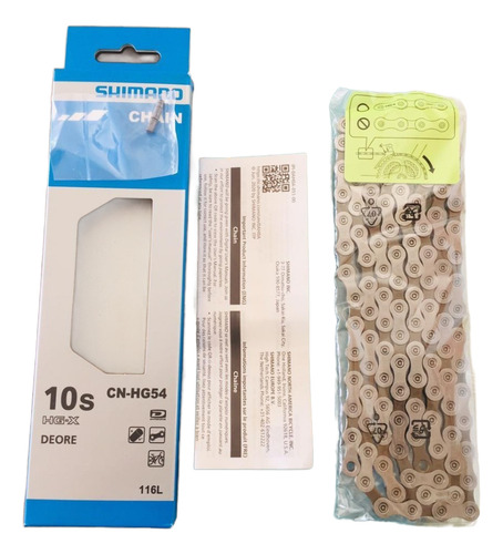 Cadena 10v Velocidades Shimano Deore Hg54 Mtb Ruta