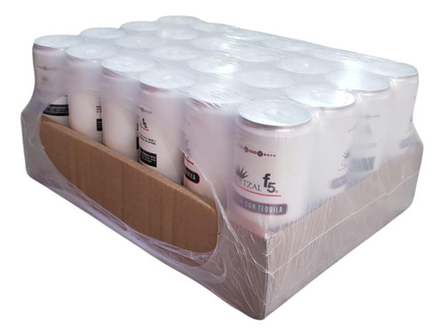 Cerveza Con Tequila Quetzal F5 Lata 355 Ml 24 Pack 9% Alc