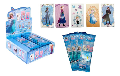 Display 36 Sobres Cartas Frozen Premiun Collecion Edicion 1