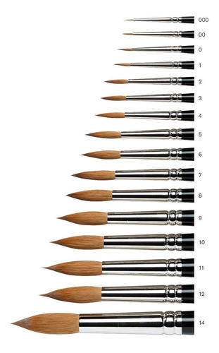 Cepillo redondo Winsor & Newton Serie 7 n.º 4