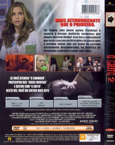Dvd Grito 2 - Original - Novo - Lacrado