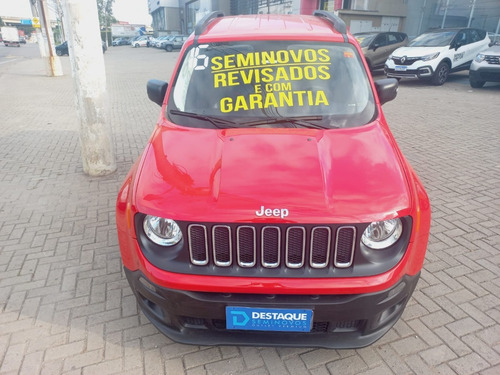 Imagem 14 de 14 de Renegade Sport 1.8 Automático 2016 Vermelho