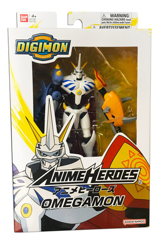 Boneco Digimon Anime Heroes Omegamon Bandai Fun F00960