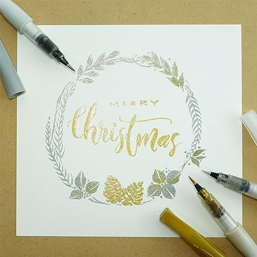 Sistema De Memoria Kuretake Zig Christmas Sparkle Wink Of St