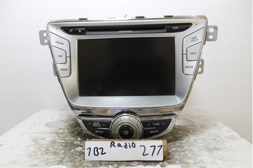 2011-2013 Hyundai Elantra Oem Gps Navigation Radio 96560 Tty
