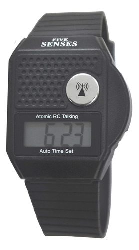 Atomic Talking Watch - 5 Senses Top Button Lcd Atomic