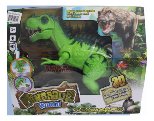 Dinosaurio De Batería Con Luz Y Sonido