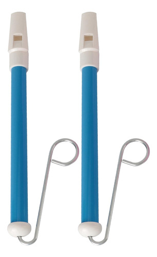 2 / Set Mini Slide Whistles Noise Makers Para Niños Azul