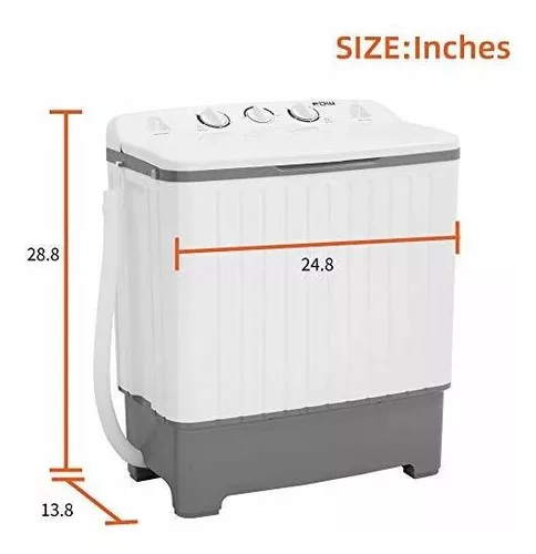 Mini Lavadora y secadora portátil de 18 lbs, lavadora 2 en 1 duradera en  oferta 
