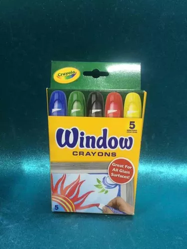 Set Crayones Para Ventana Crayola Window Crayons No Toxic X5