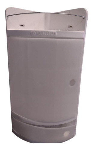 Imagen 1 de 7 de Estante Esquinero Triple C/puerta Y Cajón 50x20cm Pvc Blanco