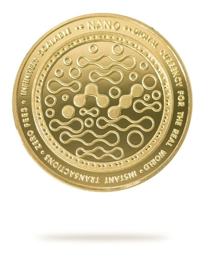 Imagen 1 de 9 de Souvenir Moneda Nano Física  Coleccionable Con Cápsula