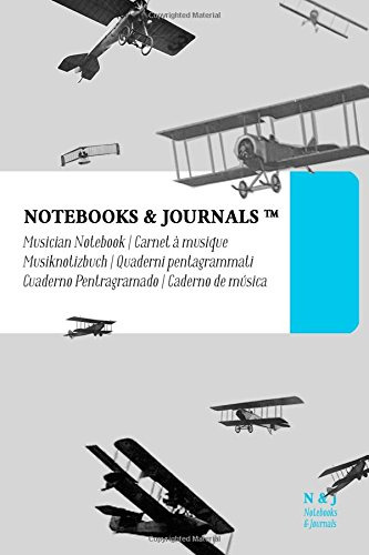Cuaderno De Musica Notebooks & Journals Aviones -coleccion V