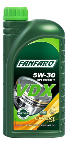 Aceite Sintetico Vdx 5w-30 5w30 Fanfaro 1l. Ester (034)