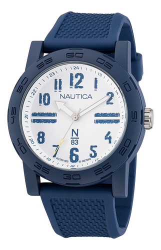 Reloj Nautica N83 Napats301 Ayia Triada Blue Wheat Pu