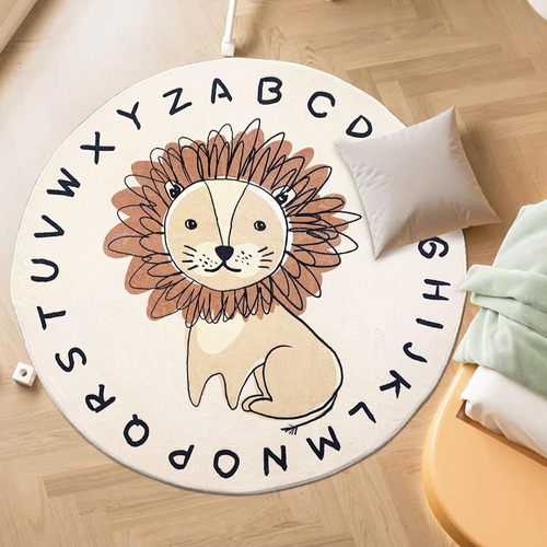 Ustide Lion Kids Play Mat, Super Soft Alphabet Learning Carp