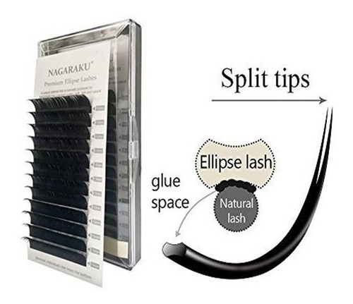 Extensiones De Pestañas Ellipse Split Nagaraku