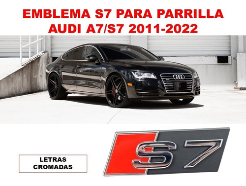 Emblema S7 Para Parrilla Audi A7/s7 2011-2022