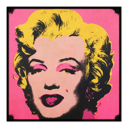 #143 - Cuadro Decorativo Vintage / Marilyn Monroe No Chapa