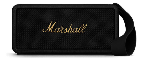 Marshall Middleton Bocina Portátil Bluetooth - Negro/latón Black And Brass