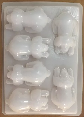 Jello Mold Plastic Molde Para Gelatina Temática Para Niños Huella Perro  Mascotas