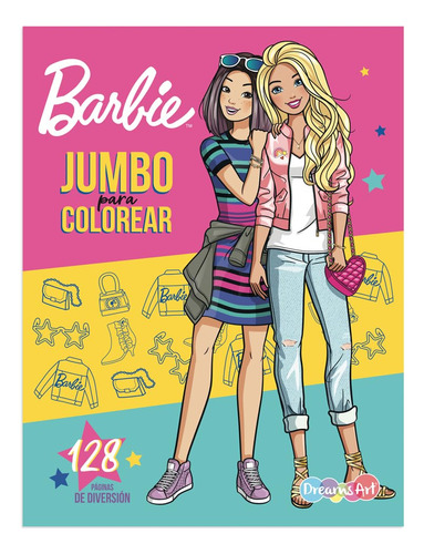 Barbie Colorear Jumbo 1 61t1b