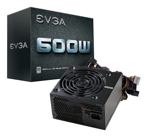 Fuente de poder para PC Evga 600 W1  black 100V/240V