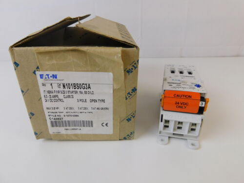 Eaton Nsb N101bs0g3a Non-reversing Starters 3p 18a 24vdc Bbz