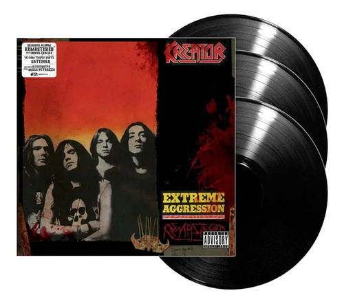 Kreator Extreme Aggression Remastered  3 Lp Vinyl