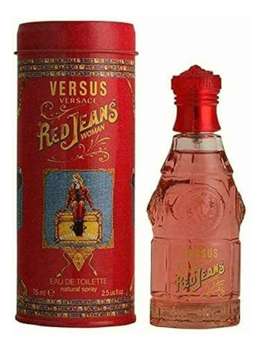 Gianni Versace Red Jeans Spray Para Mujer, 2.5 Oz/75 Ml