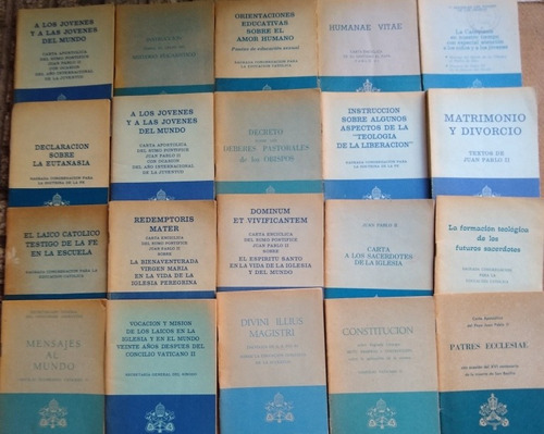 Lote 20 Libros El Pastor Nos Guía -rf Libros Juan Pablo Ii I