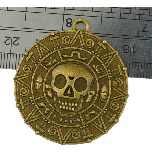 Imagen 6 de 6 de 12 X Piratas Del Caribe Collar Con Dije De Medallón De
