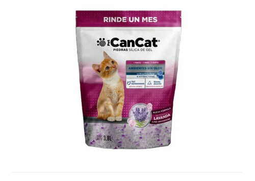 Piedras Silica Para Gato Gel De Lavanda Pack Económico 3,8lt