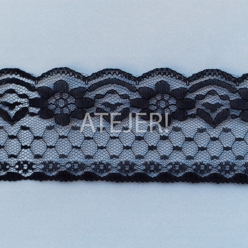 Imagen 4 de 4 de Puntilla Mercería Nylon Art Mv01 De 63mm X 10 Metros