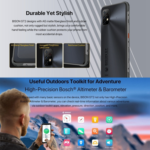 Umidigi Bison Gt2 - Celular Resistente Conexión 4g Gps Wifi