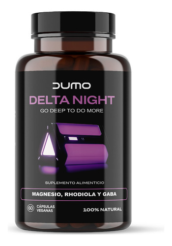 Dumo Delta Night 100% Natural Sueño Profundo Y Reparador Sin sabor