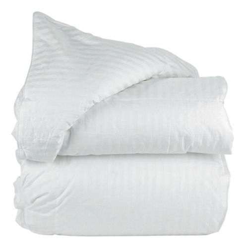 Imagen 5 de 5 de Set Duvet 8 Pzas Negro Líneas Microfibra Semidoble
